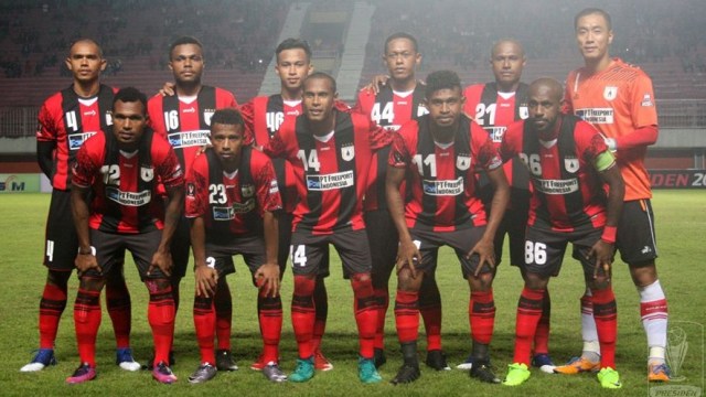 Starting XI Persipura di Piala Presiden. (Foto: Facebook/Piala Presiden)
