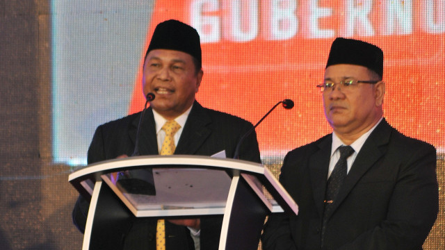 Abdullah Puteh (kiri) dan Said Mustafa (kanan). Foto: ANTARA FOTO/Ampelsa