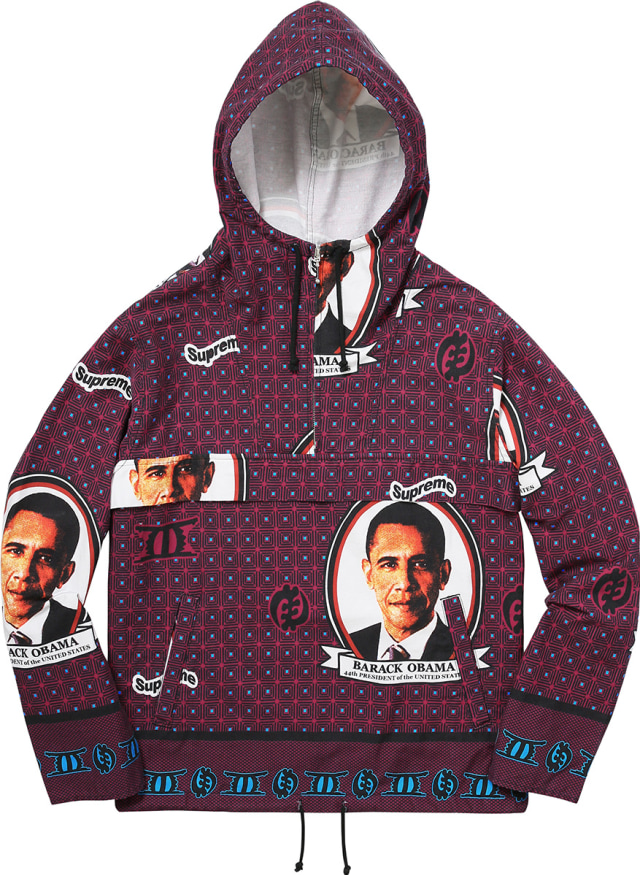 Koleksi Obama Anorak berwarna ungu (Foto: supremenewyork.com)