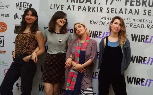 Konser untuk album ketiga Warpaint 'Heads Up'. (Foto: Prabarini Kartika/kumparan)