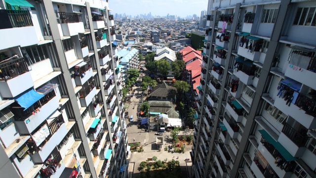 Rusun Tambora, Jakbar. (Foto: Rivan Awal Lingga/Antara)