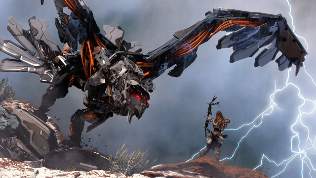 Robot raksasa di Horizon Zero Dawn. (Foto: PlayStation)