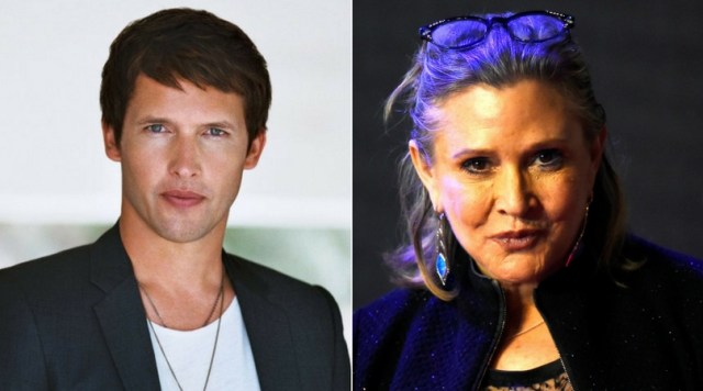 Carrie Fisher dan James Blunt (Foto:  Reuters, Paul Hackett​ / Instagram, @jamesblunt)