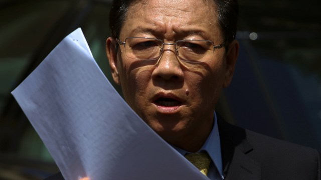 Dubes Korea Utara untuk Malaysia, Kang Chol. (Foto: REUTERS)