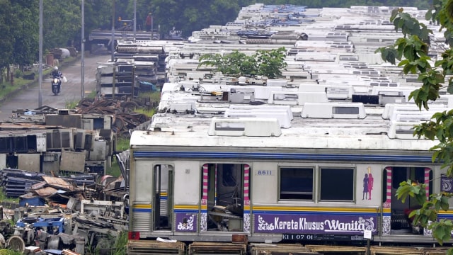 DIPO KRL di Depok. (Foto: ANTARA/Andika Wahyu)