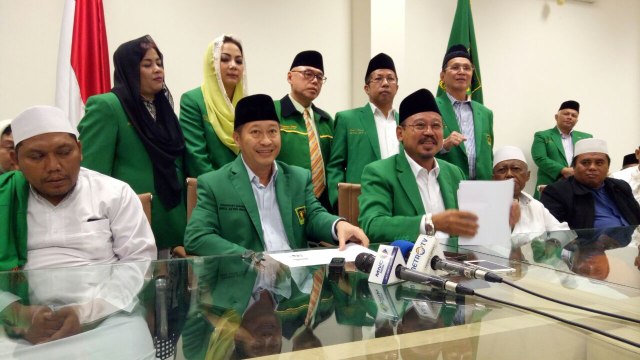 Jajaran kubu Djan Faridz (PPP) (Foto: Wandha Nur/kumparan)