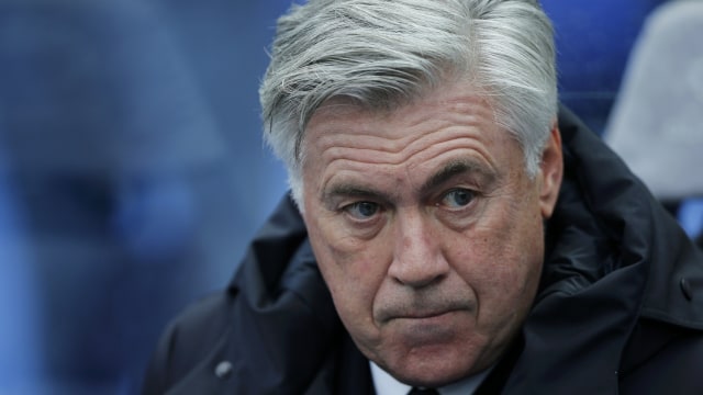 Ekspresi Carlo Ancelotti (Foto: Axel Schmidt/Reuters)