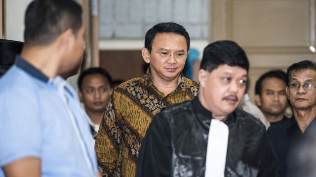 Sidang Ahok mendengarkan keterangan ahli. (Foto: M Agung Rajasa/Antara)