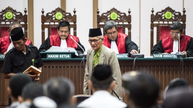 Saksi sidang Wakil Rais Aam PBNU Miftahul Akhyar (Foto: M Agung Rajasa/Antara)