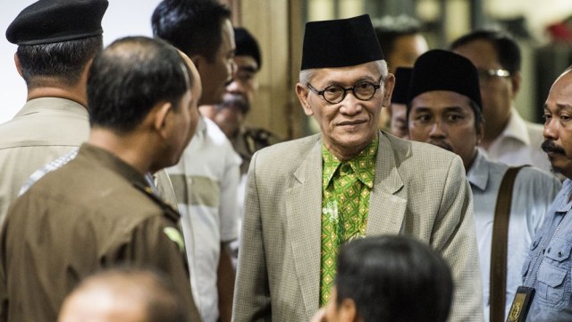 Saksi sidang Wakil Rais Aam PBNU Miftahul Akhyar (Foto: M Agung Rajasa/Antara)