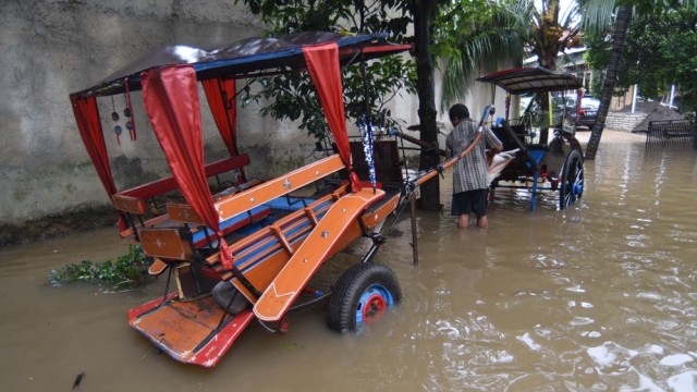 Banjir Depok  (Foto: Akbar Nugroho Gumay/Antara)