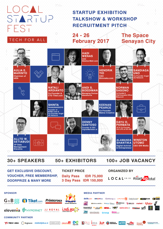 50+ Startups, 30+ Speakers, 100+ Job Vacancy at LocalStartupFest!