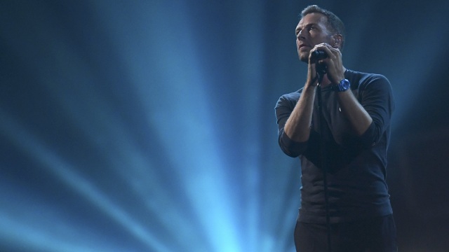 Chris Martin, vokalis Coldplay. (Foto: Reuters/Toby Melville)