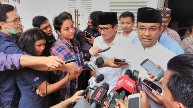Anies dan Sandiaga  (Foto: Johannes Hutabarat/kumparan )