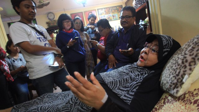 Penyanyi Waljinah (Foto: Maulana Surya/ANTARA)
