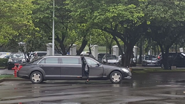 Mobil Jokowi, Mercedes-Benz S600 Limousine (Foto: Yudhistira Amran Saleh/kumparan)