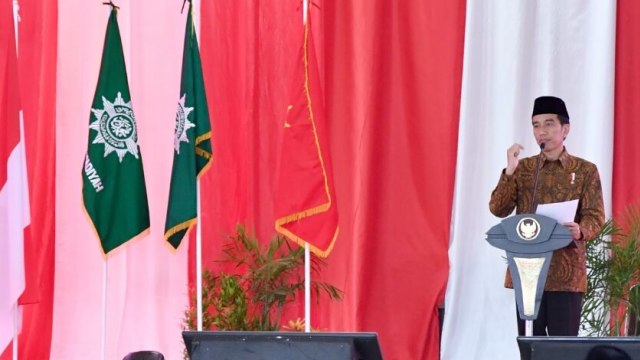 Jokowi menghadiri Tanwir Muhamadiyah di Ambon (Foto: Biro Pers Istana Kepresidenan)