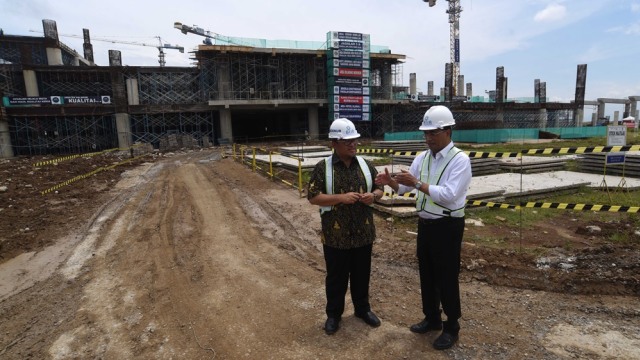 Menhub Tinjau Bandara Kertajati  (Foto: Akbar Nugroho Gumay/Antara)