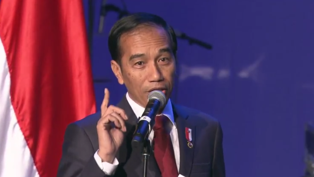 Joko Widodo beri sambutan di Sidney (Foto: Youtube/ Joko Widodo)