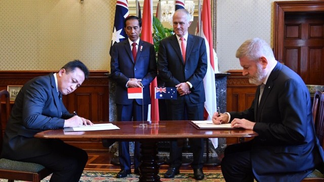 Triawan Munaf ikuti Jokowi ke Australia (Foto: Biro Pers Istana Kepresidenan)