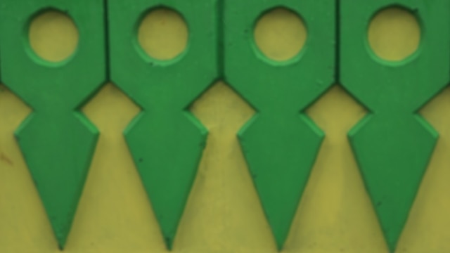 Motif khas Betawi, Gigi Balang. (Foto: Kevin/kumparan)