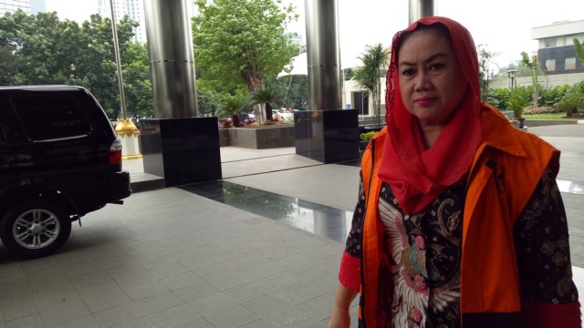 Sri Hartini, Bupati Klaten, Diperiksa KPK  (Foto: Aprilandika Pratama/kumparan )
