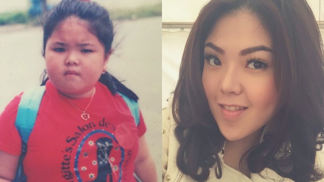 Tina Toon kecil dan Tina Toon sekarang (Foto: Instagram @tinatoon101)