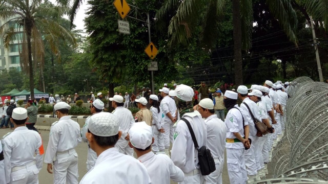 Laskar FPI. Foto: Dwiky Darmawan/kumparan