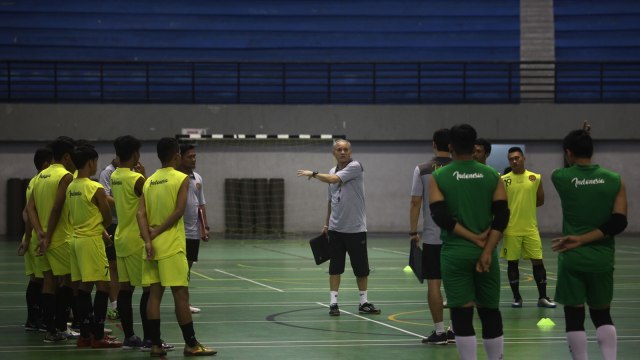 Pelatih kepala TImnas Futsal Victor J. Herman. (Foto: ANTARA/Andreas Fitri Atmoko)