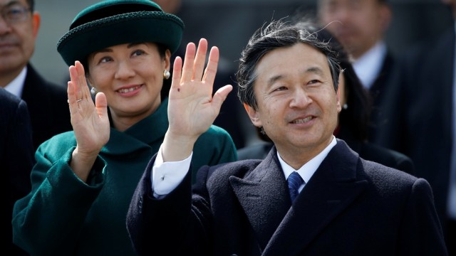 Pangeran Naruhito dan istrinya. (Foto: Reuters/Issei Kato)