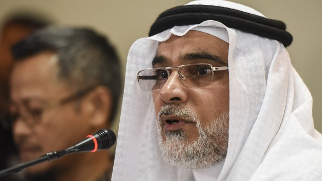 Osama bin Mohammed Abdullah Al Shuaib. (Foto: Antara/Hafidz Mubarak A.)
