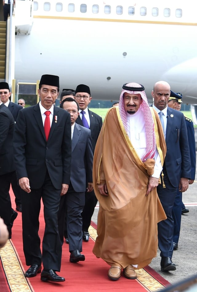 Jokowi dan Raja Salman.  (Foto: Biro Pers Istana)