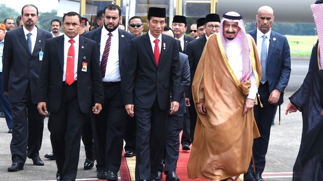 Rombongan Raja Salman tiba di Jakarta. (Foto: Biro Pers Istana)