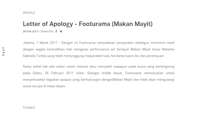 Letter of Apology. (Foto: http://www.footurama.com/)