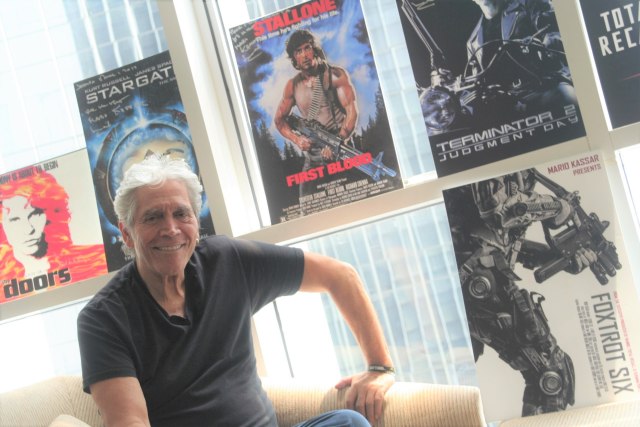 Mario Kassar, produser film 'Foxtrot Six'. (Foto: Prabarini Kartiki/kumparan)