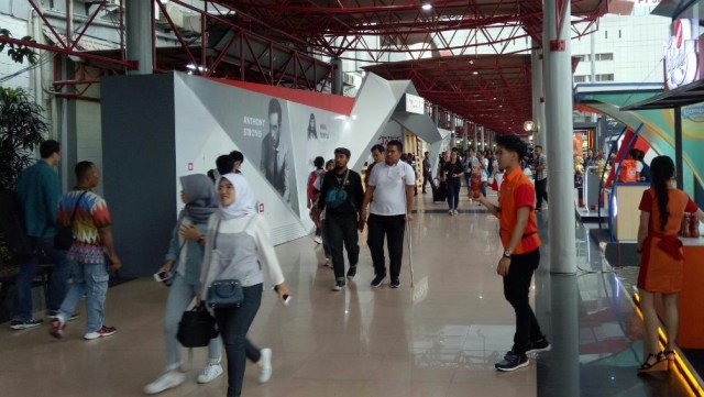 Suasana di area JiExpo Kemayoran (Foto: Prabarini Kartika/kumparan)