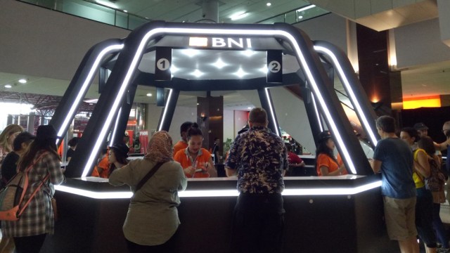 Booth BNI di Java Jazz Festival 2017 (Foto: Novan Nurul Alam/kumparan)