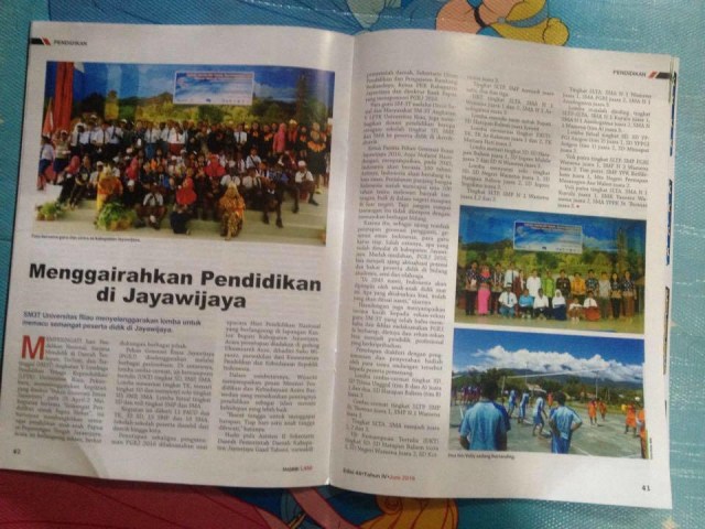 LAPORAN AKHIR PROGRAM SM-3T ANGKATAN V LPTK UNIVERSITAS RIAU TAHUN 2015-2016 JAYAWIJAYA