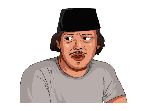 Ilustrasi Benyamin S (Foto: Faisal Nu'man)