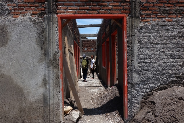 Pembangunan gedung sekolah Kang Jack (Foto: Kolaboraxi)