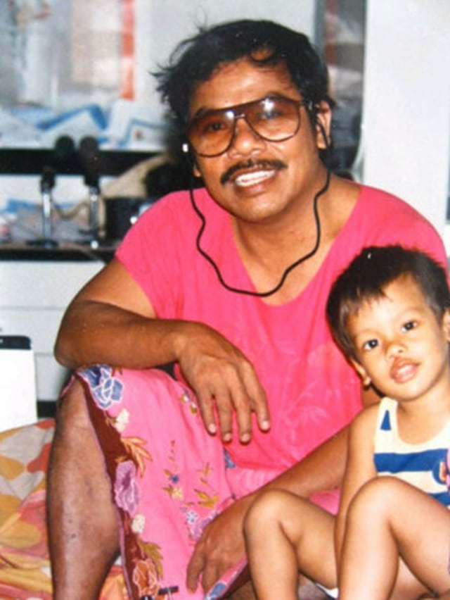 Benyamin dan putranya, Billy (Foto: arsip perpusnas.go.id)