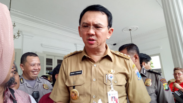 Ahok saat ditemui di Balai Kota. (Foto: Nadia Riso/kumparan)