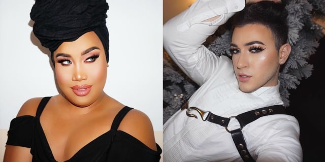 Beauty vlogger pria yang sangat populer (Foto: Instagram  @patrickstarrr & @mannymua733)