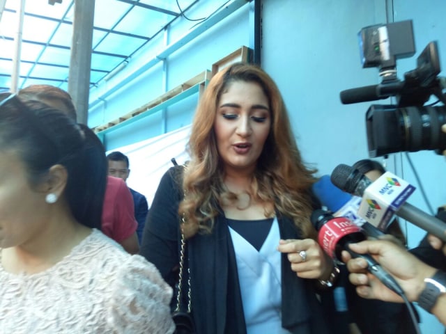 Tania setelah mengisi acara di Trans TV (Foto: DN Mustika Sari/kumparan)