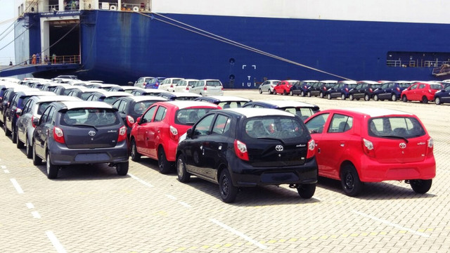 Ekspor 1 juta unit mobil Toyota ke berbagai negara (Foto: Gesit Prayogi/kumparan)