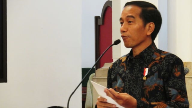 Jokowi turut memperingati Hari Musik Nasional. Foto: Yudhistira Amran Saleh/kumparan