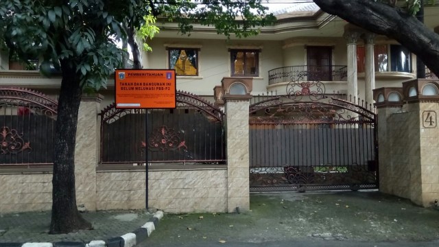 Rumah di menteng telat bayar PBB. (Foto: David Pratama/kumparan)
