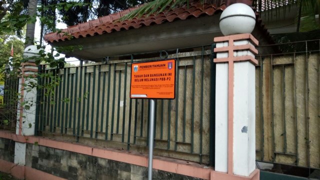 Rumah di menteng telat bayar PBB. (Foto: David Pratama/kumparan)