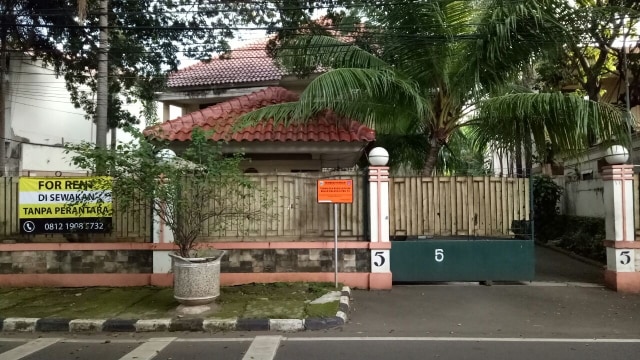 Rumah di menteng telat bayar PBB. (Foto: David Pratama/kumparan)