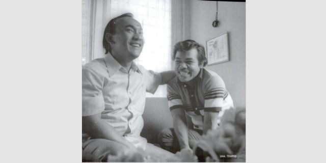 Benyamin Sueb dan Bing Slamet (Foto: Arsip perpusnas.go.id)